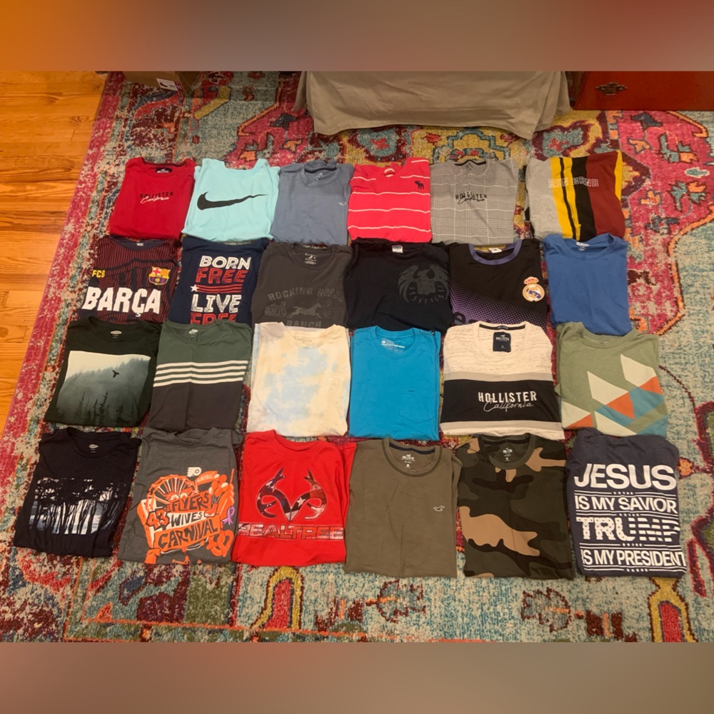 24 T-Shirts for sale will sell together or individually $20 each